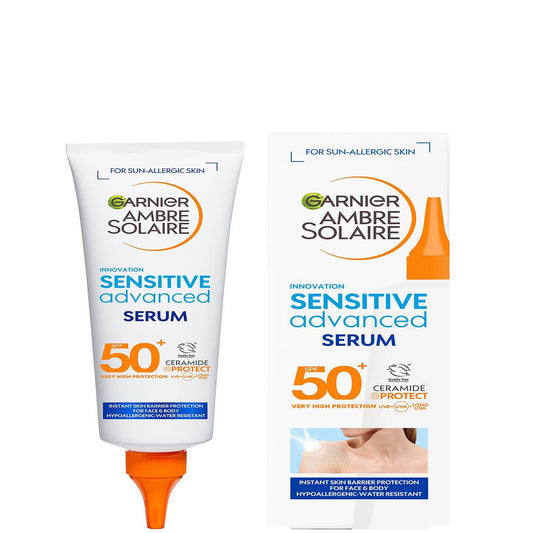 Garnier Ambre Solaire SPF 50 Sensitive Advanced Face and Body Serum 125ml