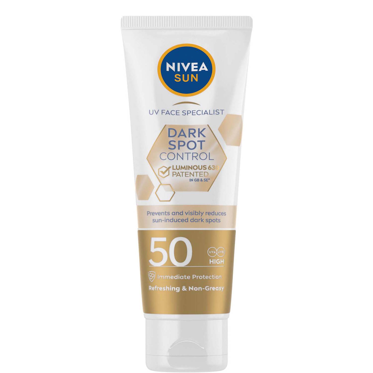 NIVEA SUN UV Face Luminous 630 Dark Spot Control Sun Fluid SPF50 40ml