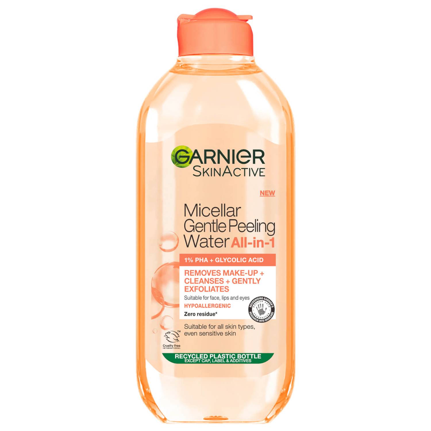 Garnier Micellar Gentle Peeling Water All-in-1 1% PHA and Glycolic Acid 400ml