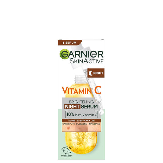 Garnier Anti Dark Spot Night Serum 10% Pure Vitamin C and Hyaluronic Acid 30ml