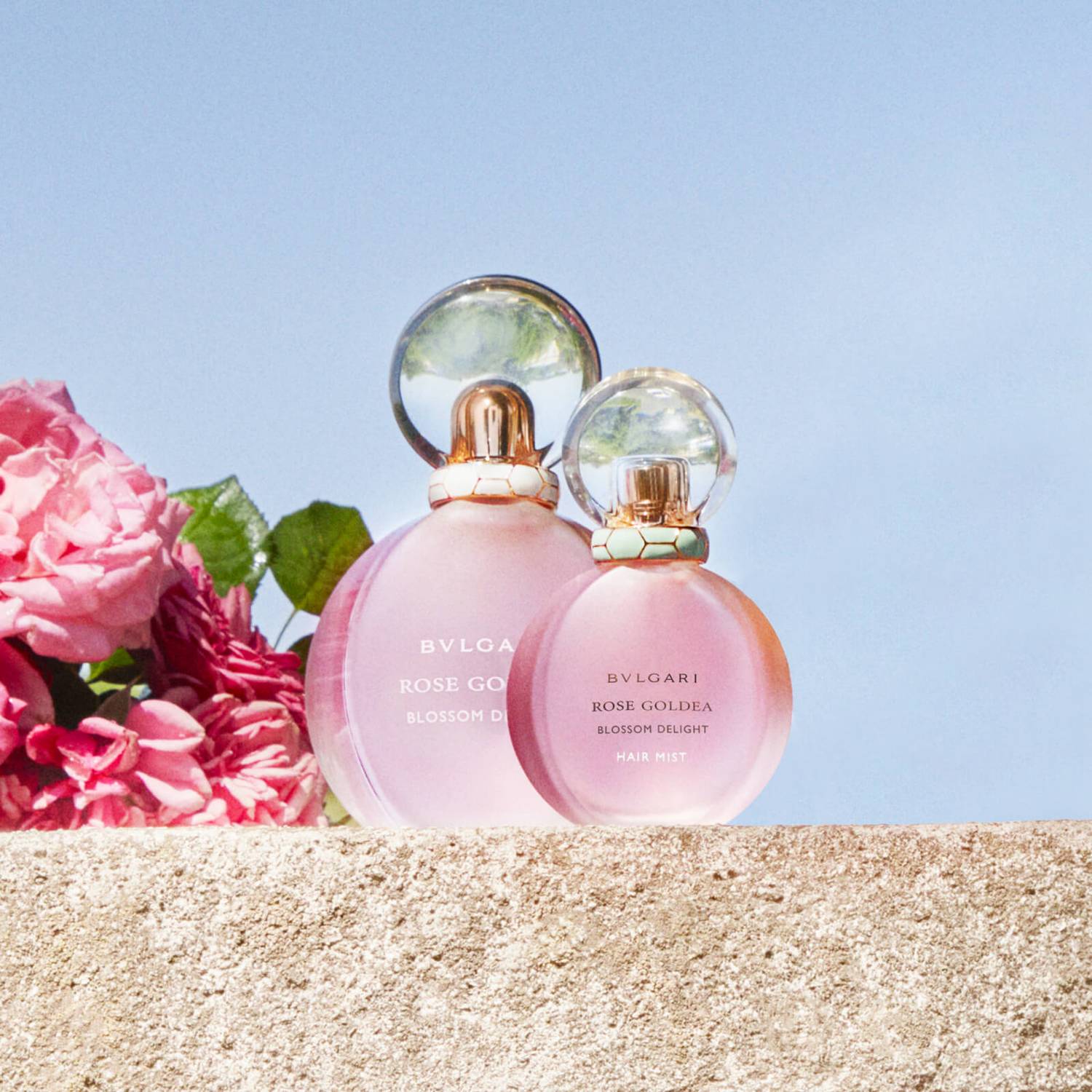 BVLGARI Rose Goldea Blossom Delight Beauty Ritual - Eau de Toilette 75ml, Hair Mist 30ml and Complimentary 5ml