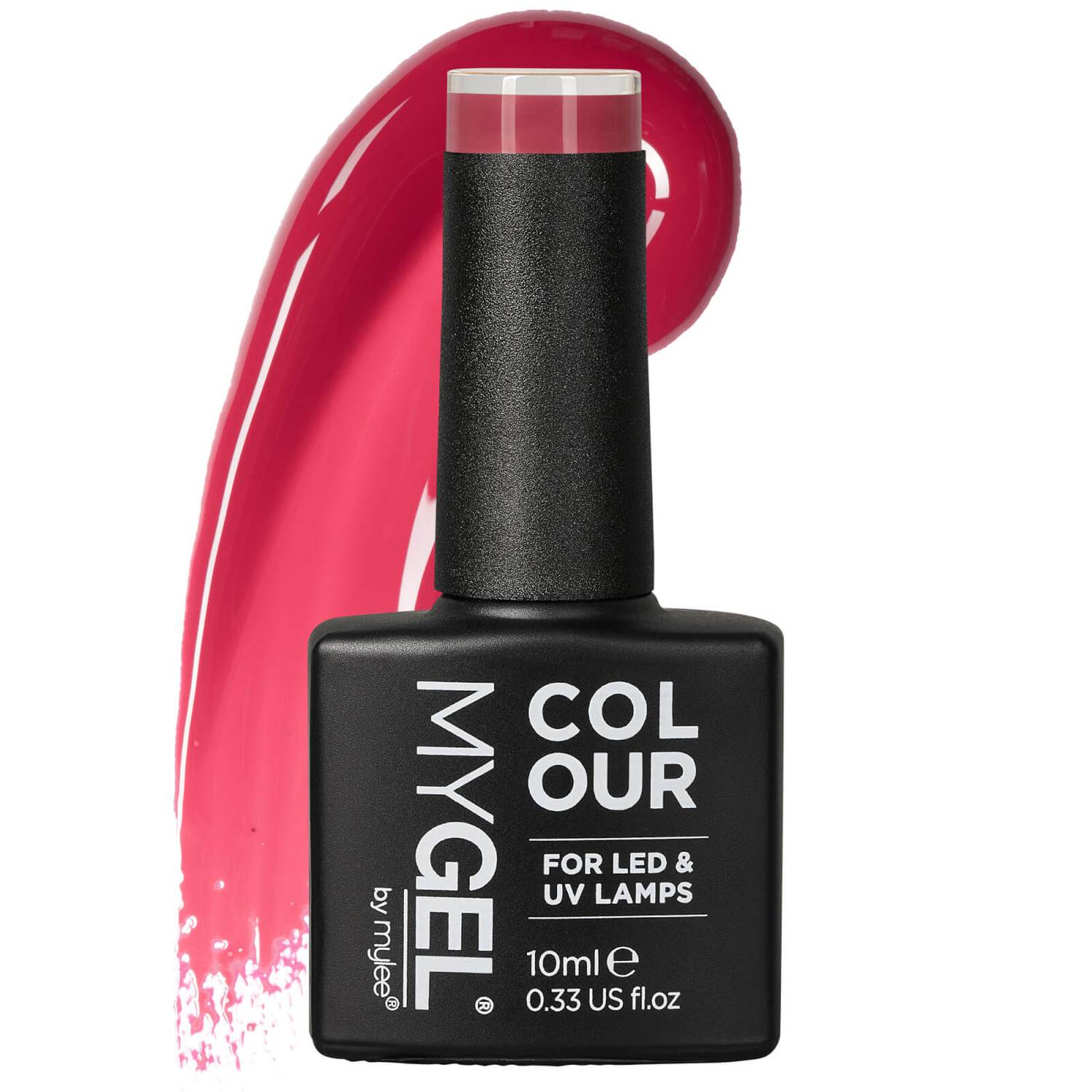 Mylee Black Convex Curing Lamp Kit with Gel Nail Polish Essentials Set