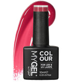 Mylee Black Convex Curing Lamp Kit with Gel Nail Polish Essentials Set