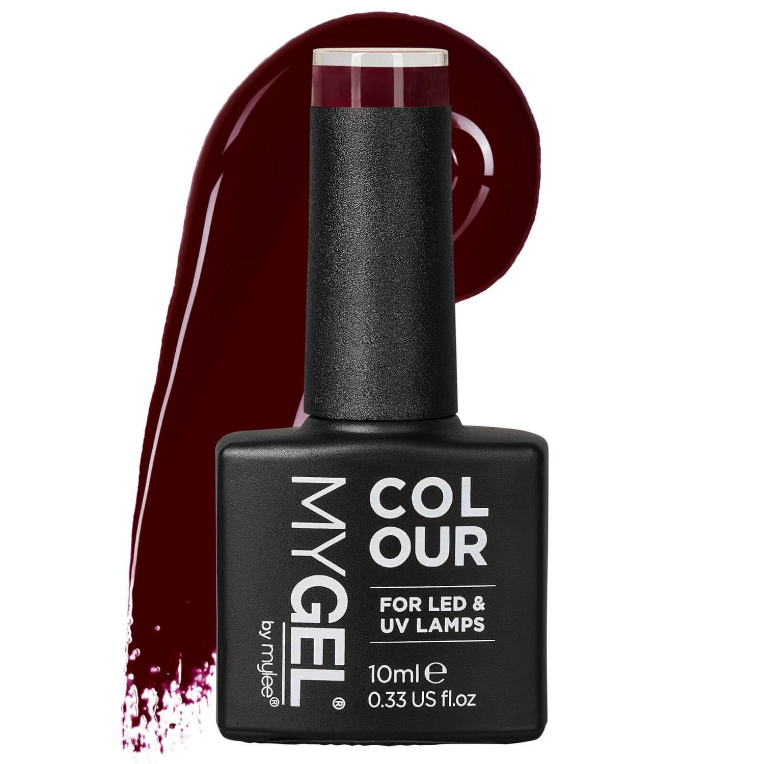Mylee Black Convex Curing Lamp Kit with Gel Nail Polish Essentials Set