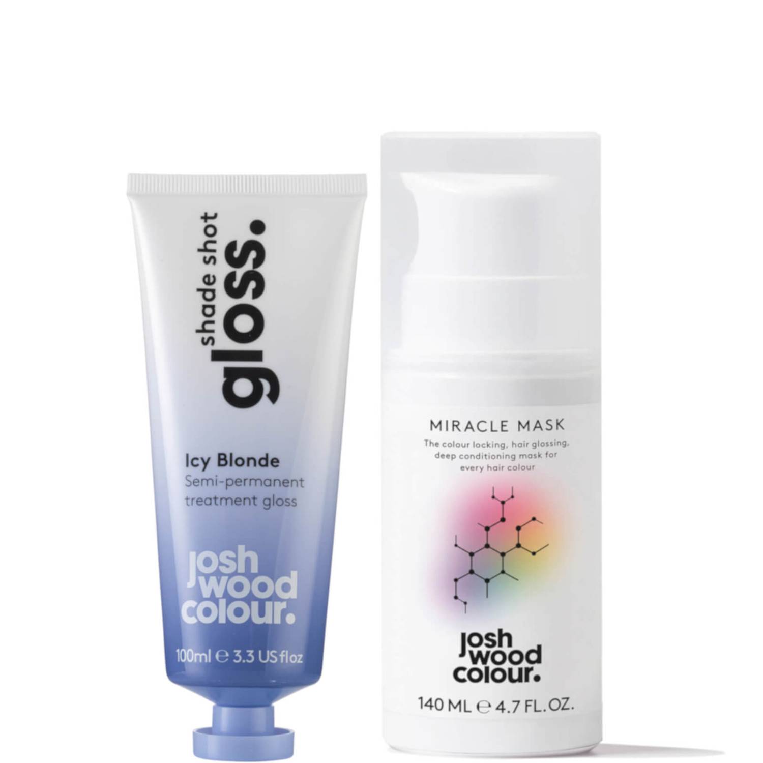 Josh Wood Colour Icy Gloss and Miracle Mask Bundle (Worth £38.00)