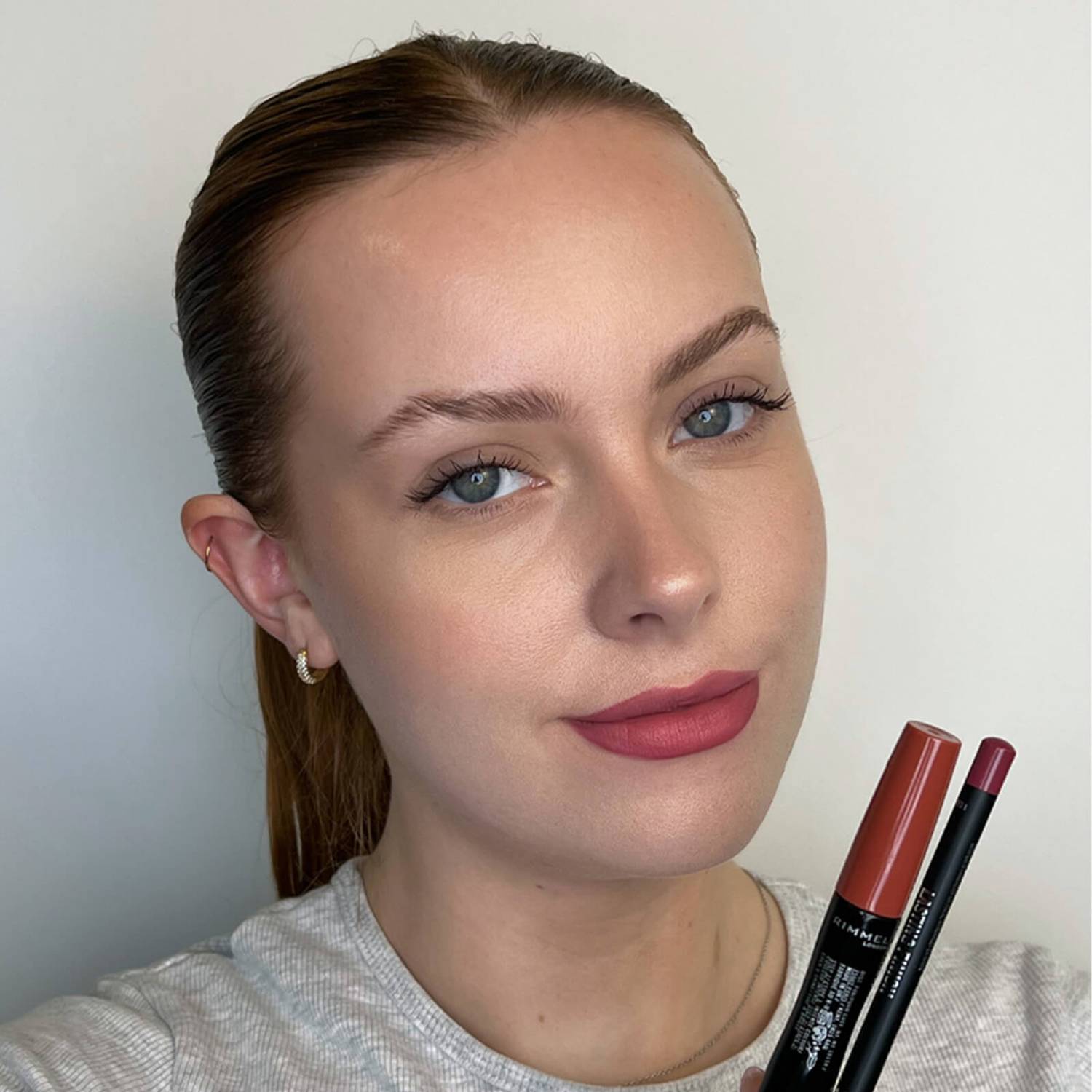 Rimmel London x Olivia Neill Exclusive Lip Kit - Mauve (Worth £13.98)