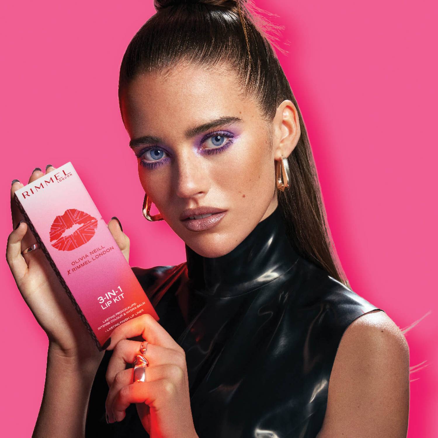 Rimmel London x Olivia Neill Exclusive Lip Kit - Mauve (Worth £13.98)