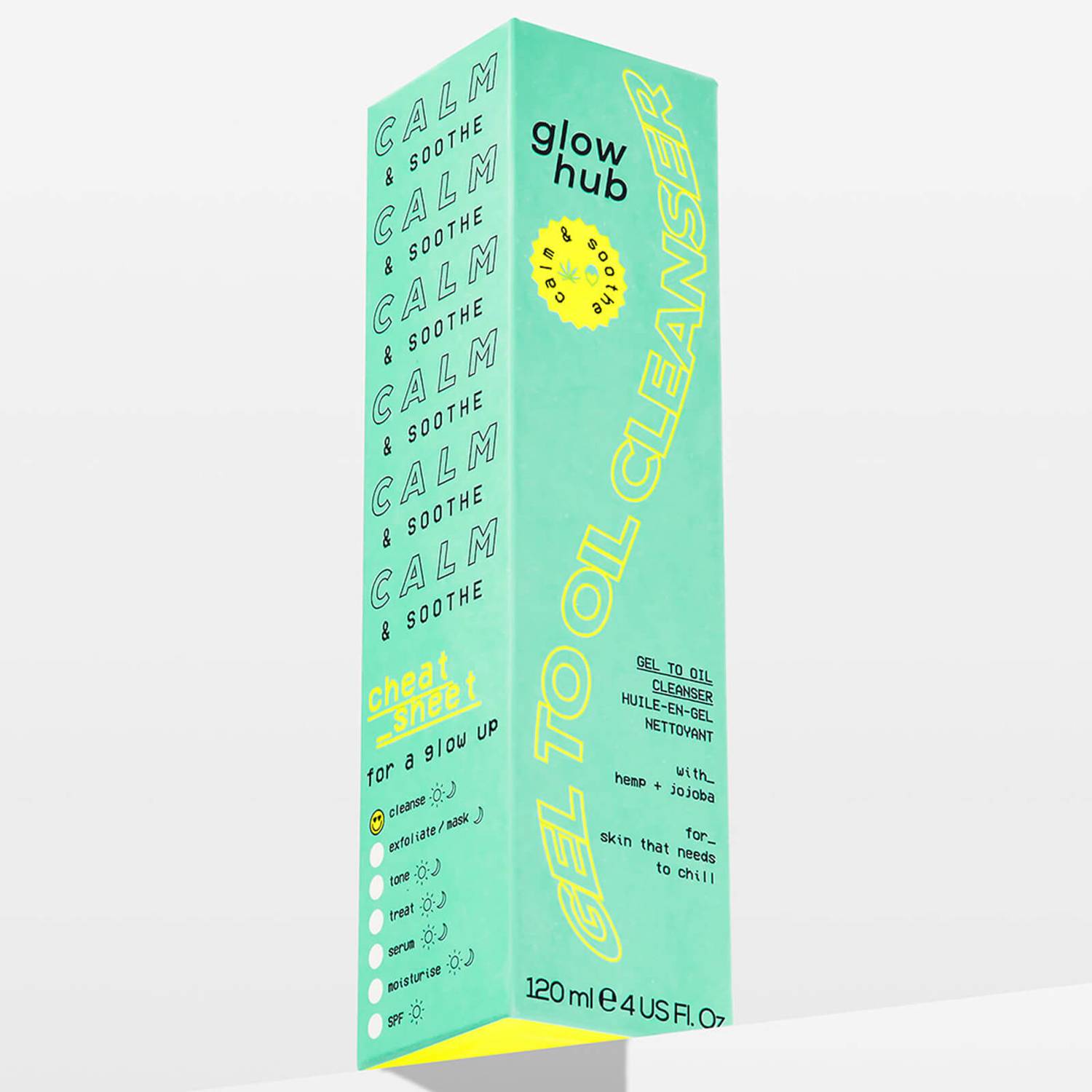 Glow Hub Calm and Soothe Gel to Oil Cleanser 120ml