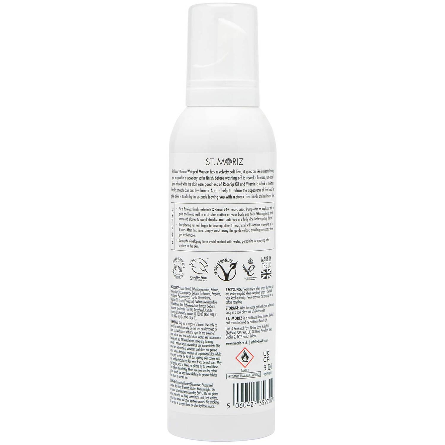 St. Moriz Advanced Luxury Crème Whipped Mousse 150ml