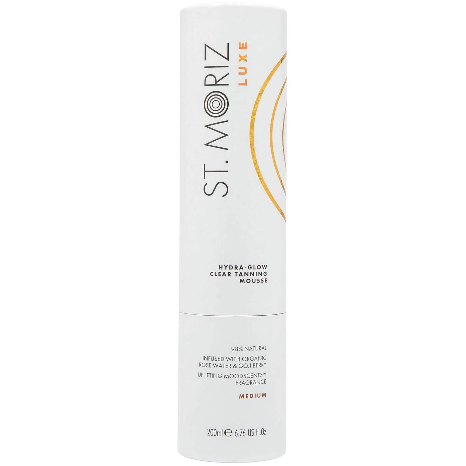 St. Moriz Luxe Hydra-Glow Clear Tanning Mousse - Medium 200ml