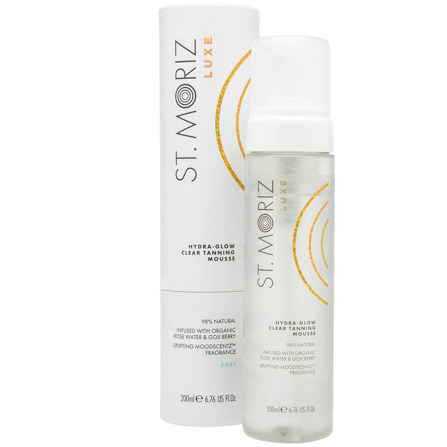 St. Moriz Luxe Hydra-Glow Clear Tanning Mousse - Fast 200ml