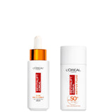 L'Oréal Paris Revitalift Pure Vitamin C Serum and SPF 50+ Invisible Fluid Face Duo