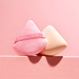 Spectrum Collections Pink Velour and Marble Rubycell Puff Duo