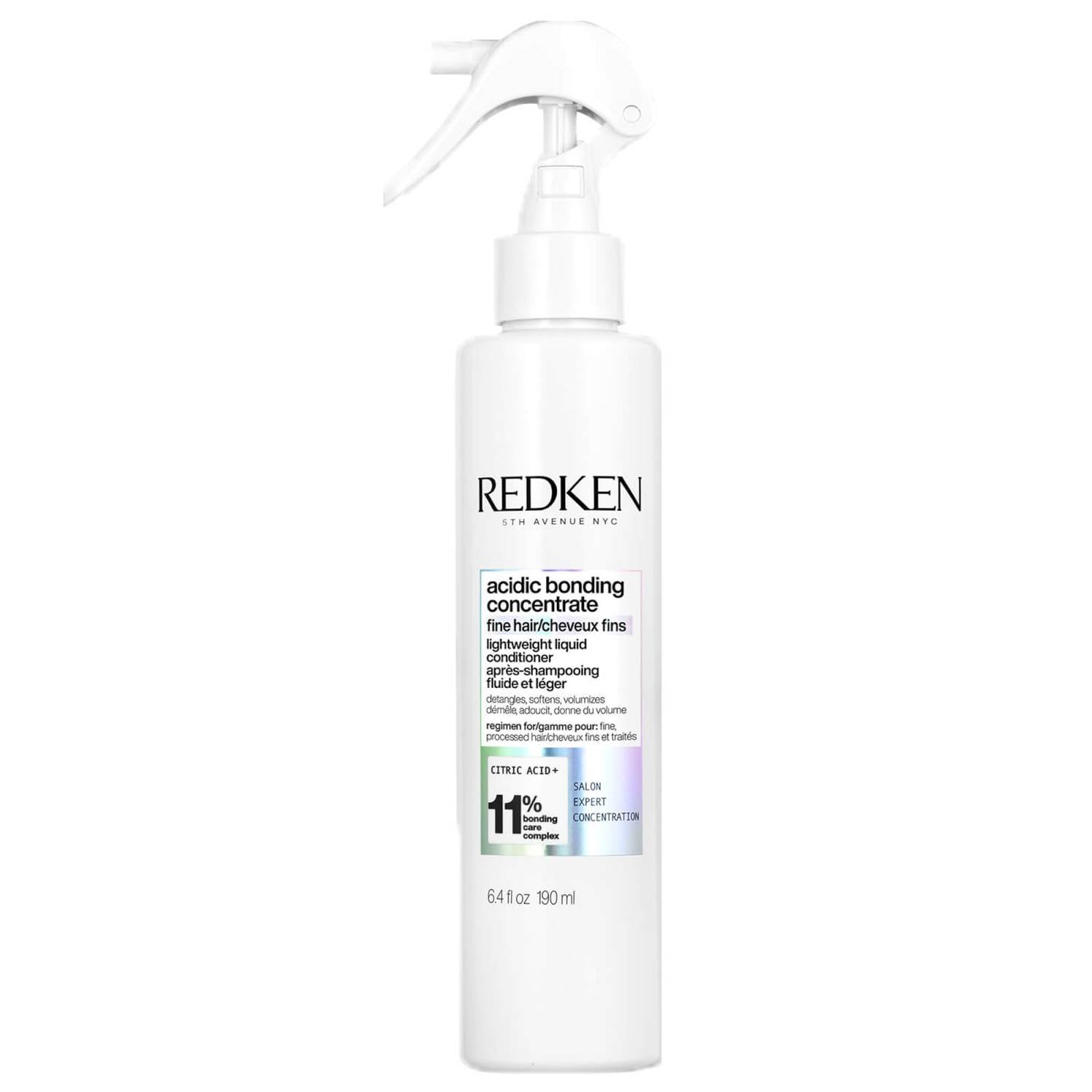 Redken Acidic Bonding Concentrate Lightweight Liquid Conditioner for Fine Hair 190ml