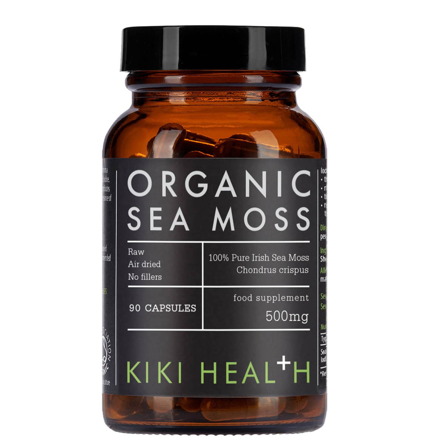 KIKI Health Organic Irish Sea Moss 90 Vegicaps