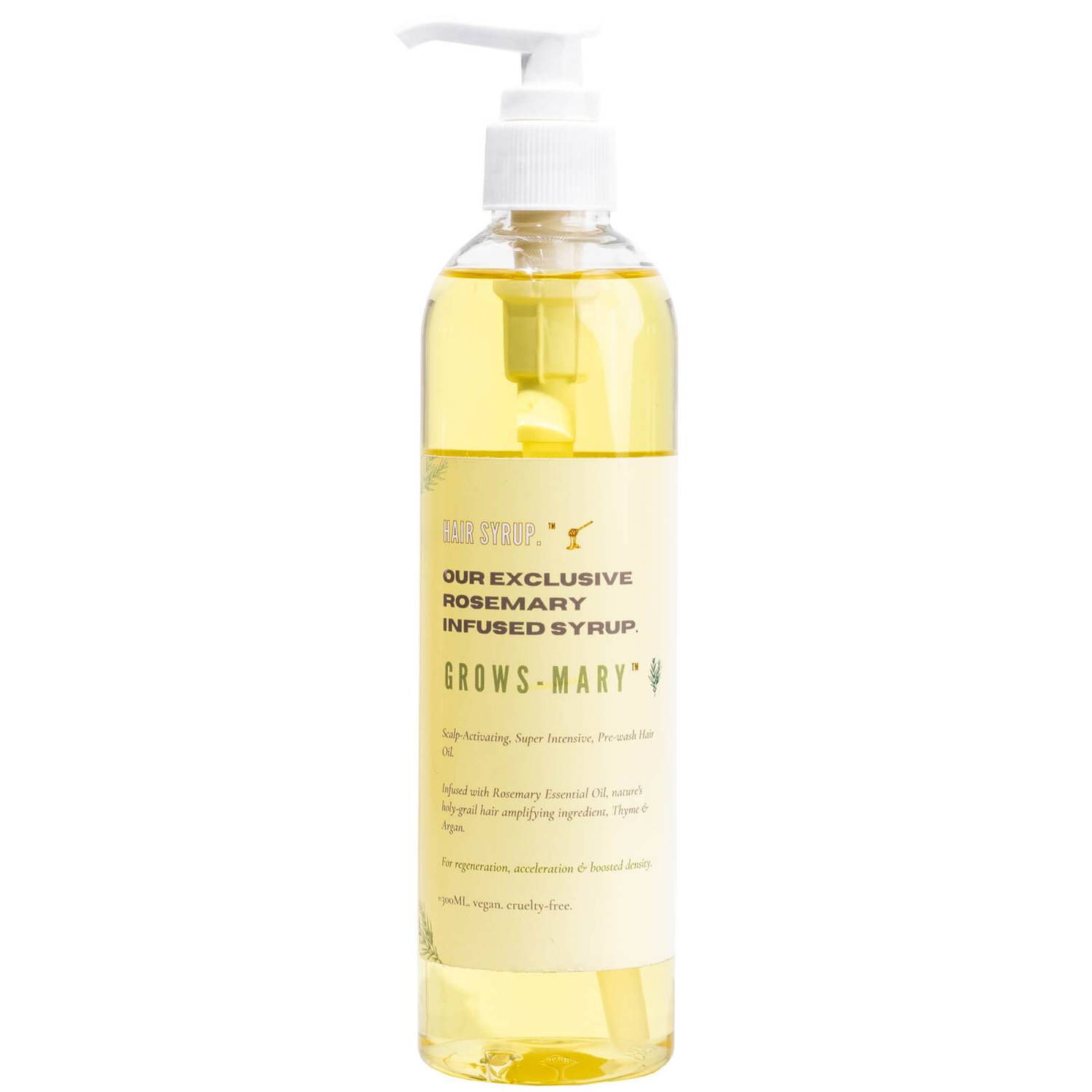 Hair Syrup Growsmary Pre-Wash Treatment 300ml