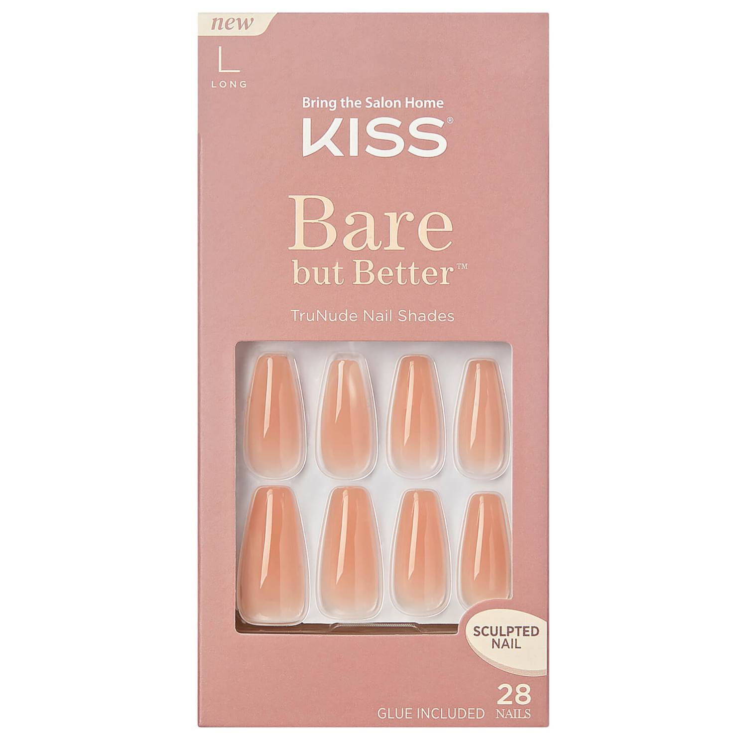 Kiss Bare But Better Nails - Nude Drama