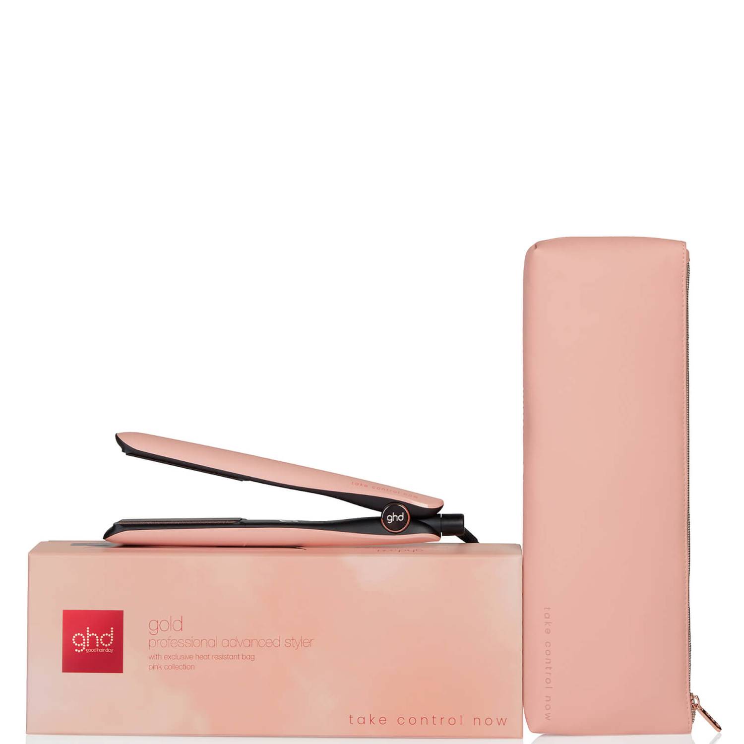 ghd Gold Pink Charity Edition Hair Straightener - Peach