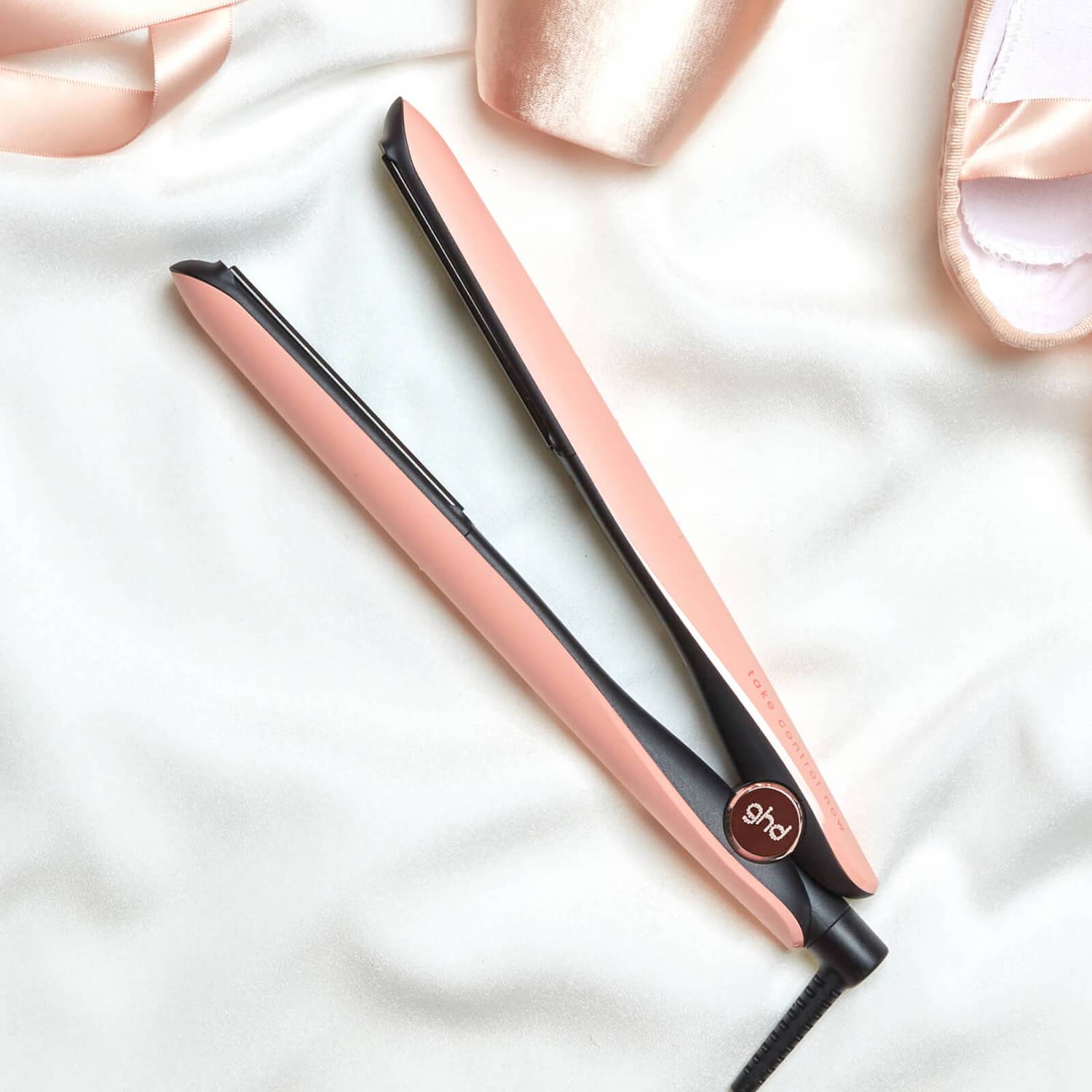 ghd Gold Pink Charity Edition Hair Straightener - Peach