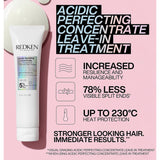 Redken Acidic Bonding Concentrate Intensive Pre-Treatment, Shampoo, Conditioner, Hair Mask and Leave-in Treatment Routine