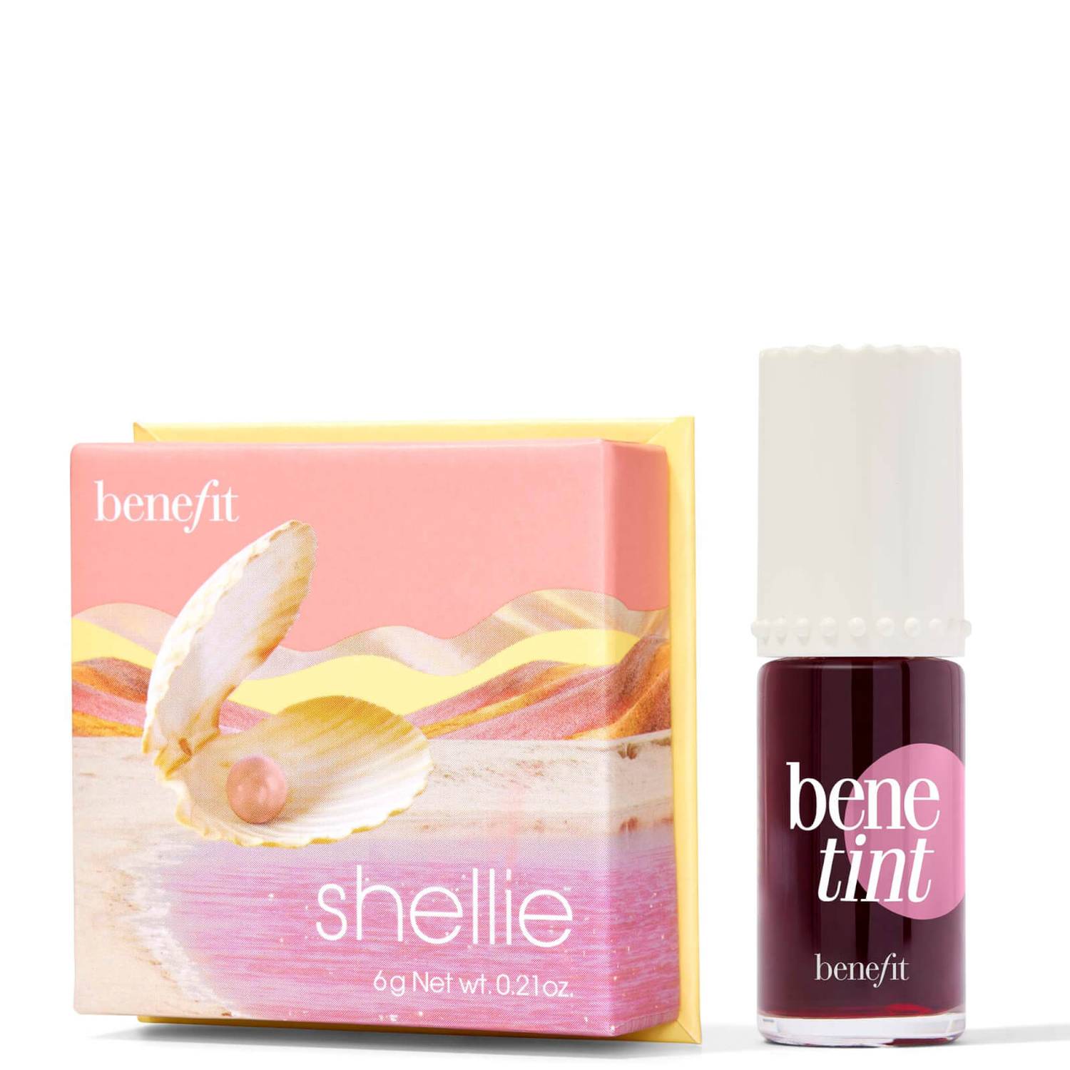 benefit Mistletoe Blushin' Benetint and Shellie Blush Set (Worth £46.50)