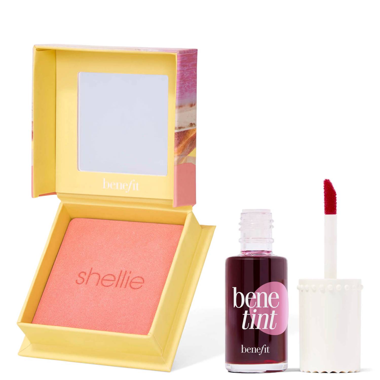 benefit Mistletoe Blushin' Benetint and Shellie Blush Set (Worth £46.50)