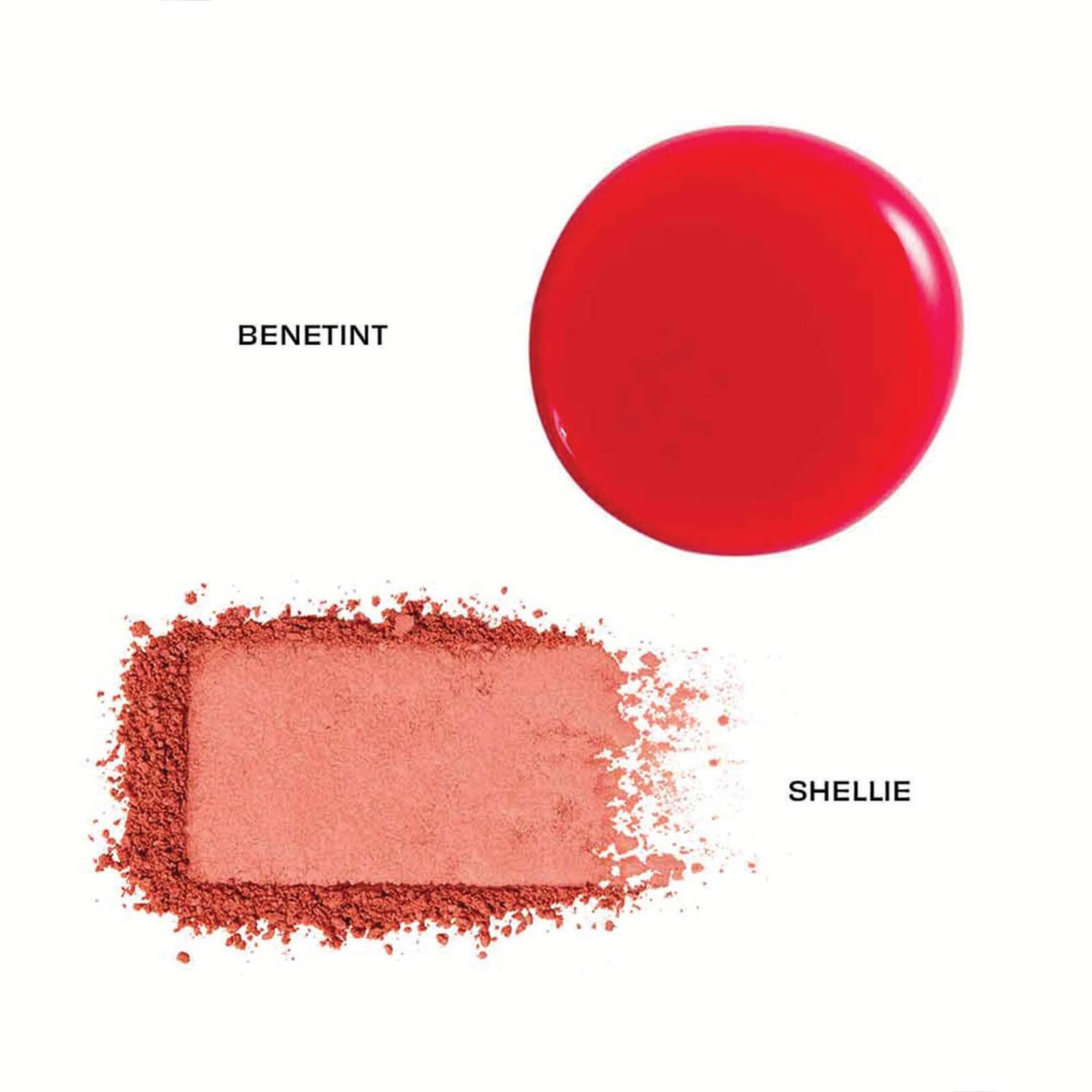 benefit Mistletoe Blushin' Benetint and Shellie Blush Set (Worth £46.50)