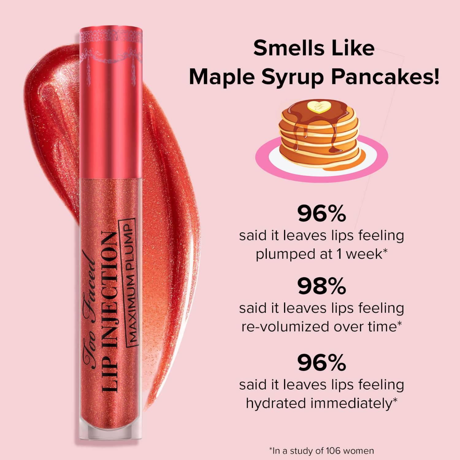 Too Faced Limited Edition Lip Injection Maximum Plump - Maple Syrup 26.1g