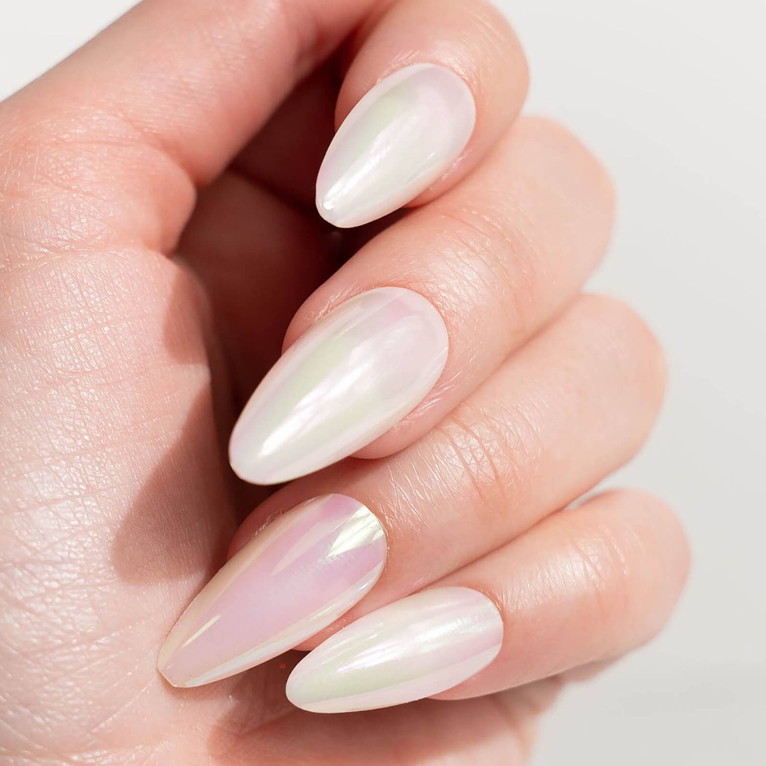 Nail HQ Almond Pearl Glaze False Nails