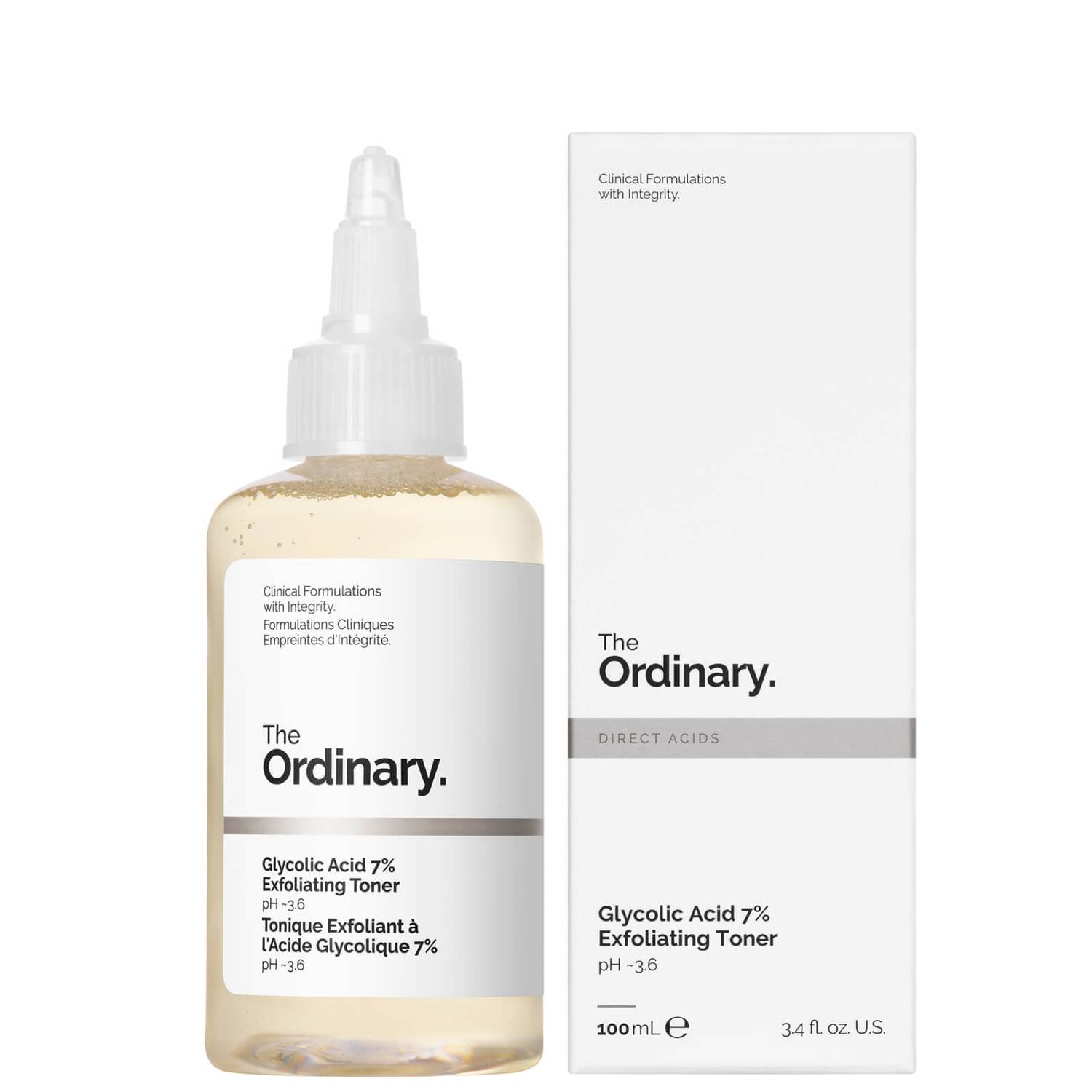 The Ordinary Glycolic Acid 7% Exfoliating Toner 100ml