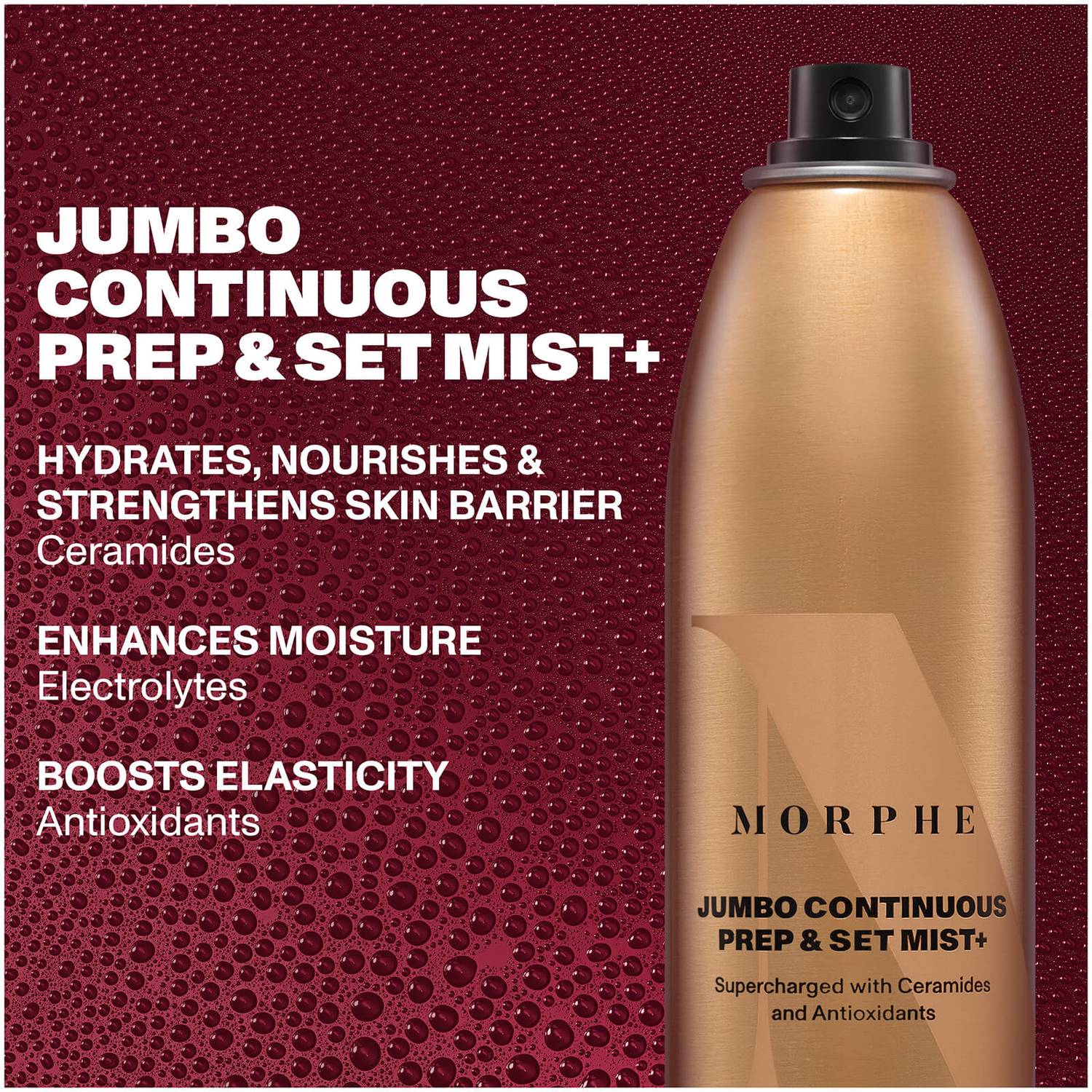 Morphe Jumbo Continuous Prep & Set Mist+ 184g